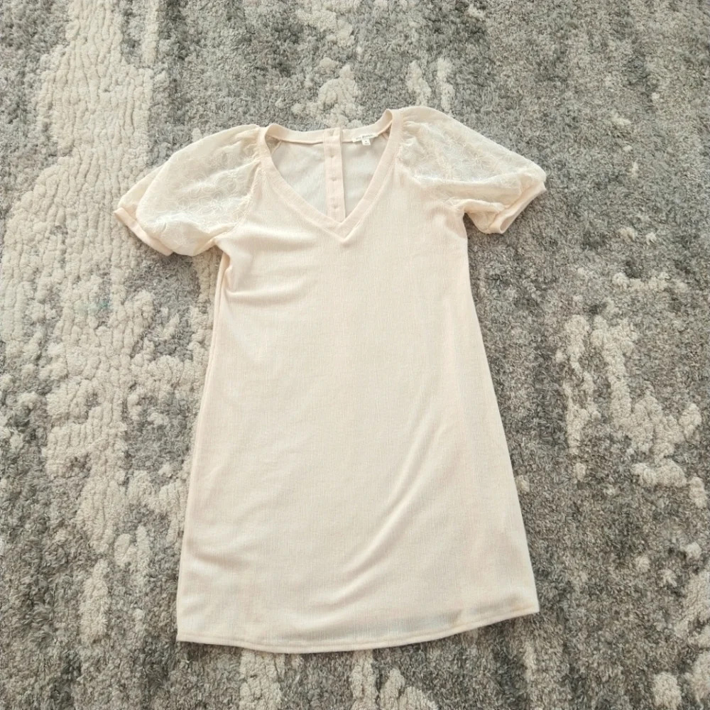 Blu pepper beige cream dress
